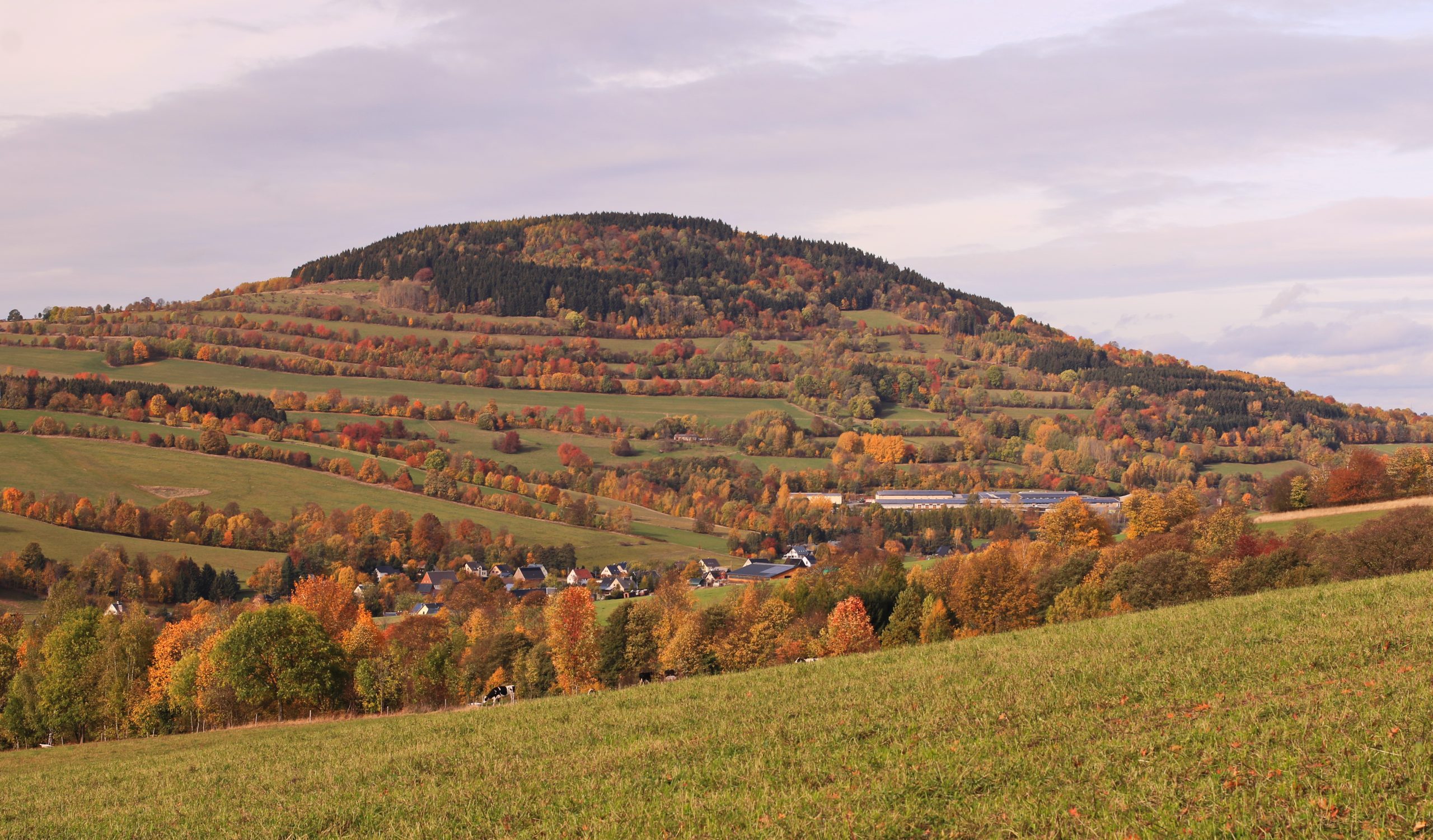 Erzgebirge heute, 12. Oktober 2026: Grauer, trockener Herbstmontag mit 11 Grad im Tal – windig und kalt am Fichtelberg